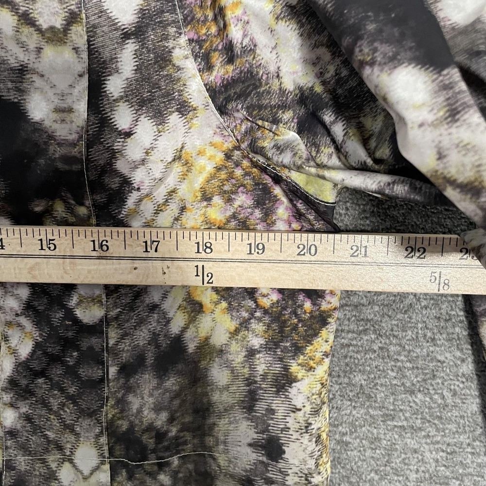 Ilse Jacobsen Rain Windbreaker Jacket Womens 38 Multi Snake Print Hooded - Picture 5 of 9